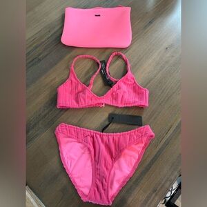 Triangl brand hot pink swimsuit brand new with tags